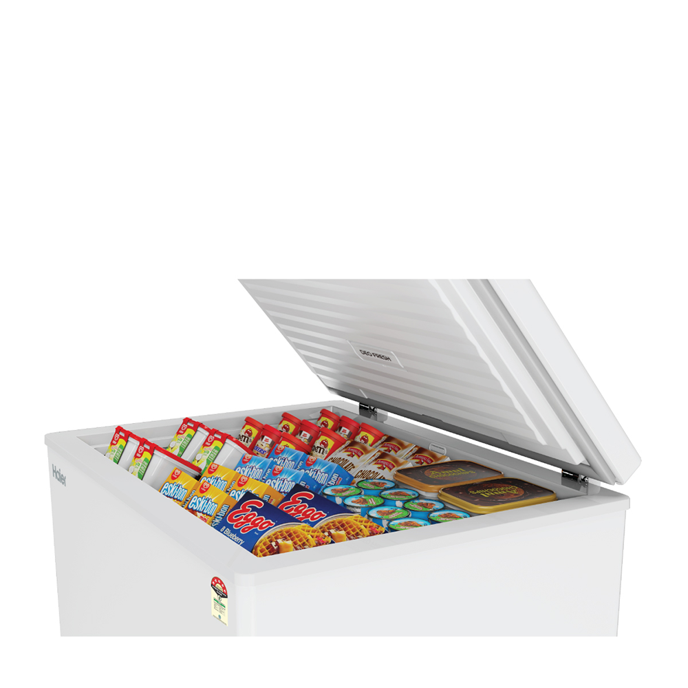 Haier Deep Freezer 300L, Hard Top Convertible Single Door (White)